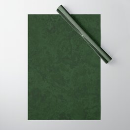 Marble Granite - Dark Emerald Green Wrapping Paper