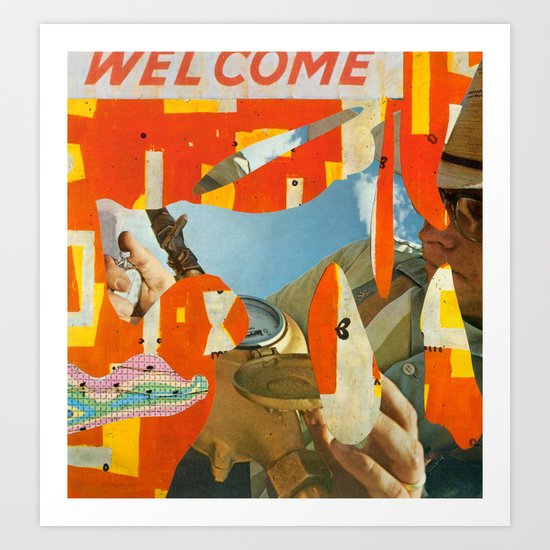 Welcome Surveyor Art Print