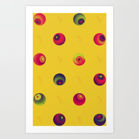 eyeballs Art Print