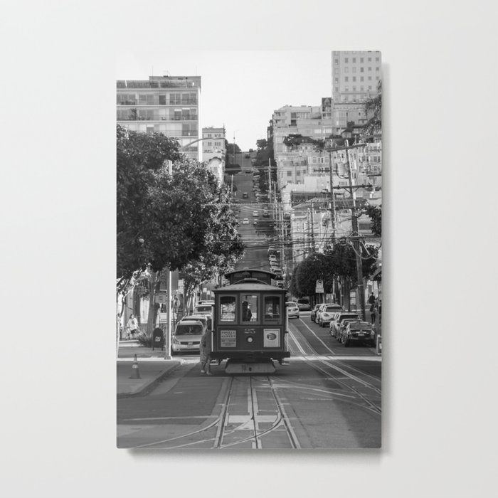 San Francisco Cable Car Metal Print