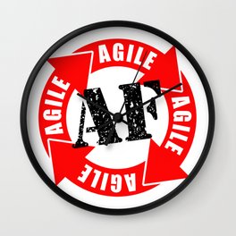 Agile AF Wall Clock