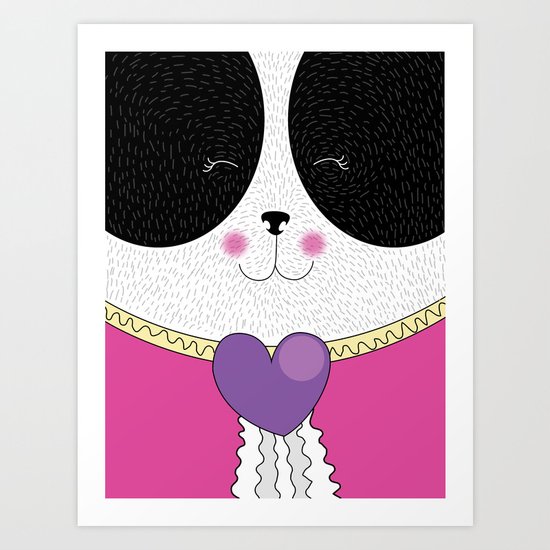 Lovely Panda Girlfriend! - cute, funny, sweet, panda bear! Art Print