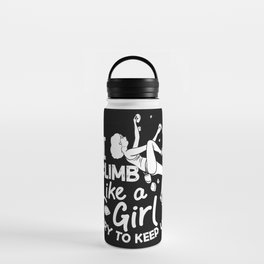 Rock Climbing Women Indoor Bouldering Girl Wall Water Bottle