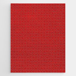 Ruby Red Heritage Hand Woven Cloth Jigsaw Puzzle