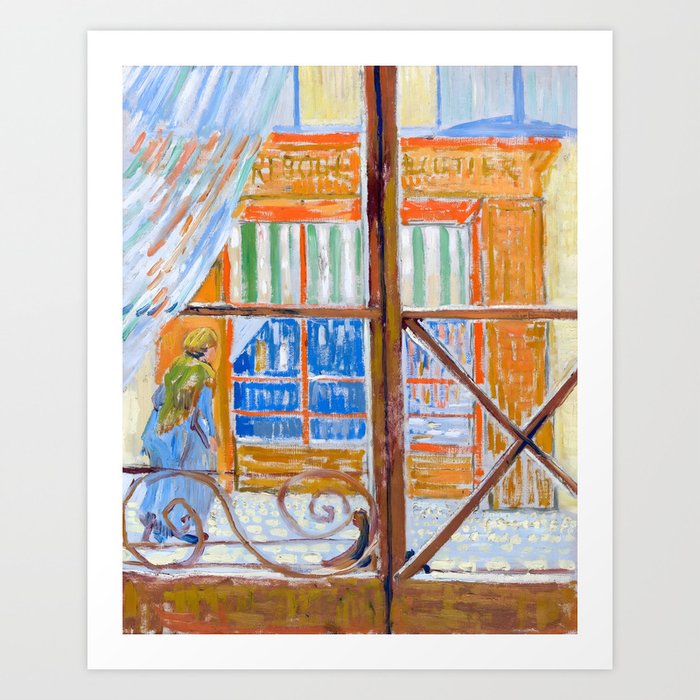 Van Gogh, View of a Butcher's Shop, 1888 Art Print