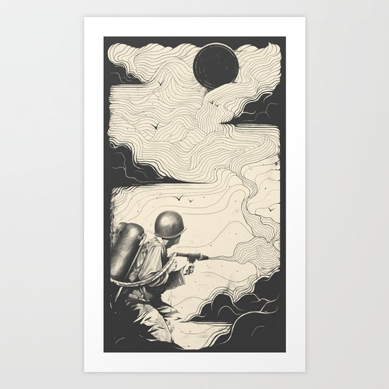 Sky Thrower Art Print