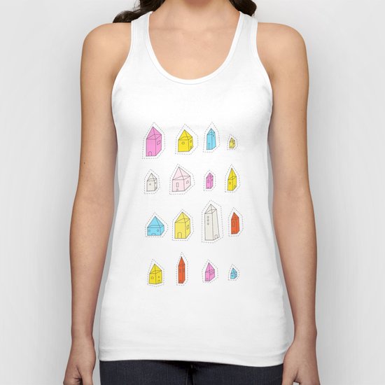 Transparent Houses Unisex Tank Top