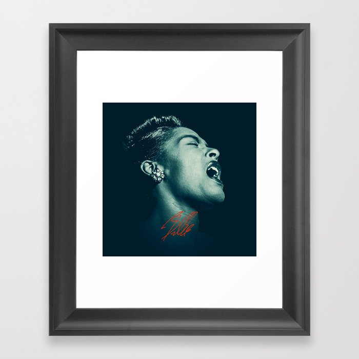 Billie / The great Billie Holiday Framed Art Print
