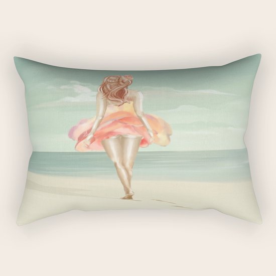 Walk Rectangular Pillow