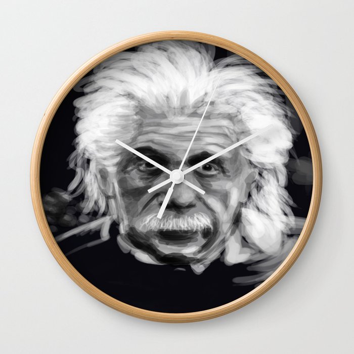Speed Portraits: Einstein Wall Clock