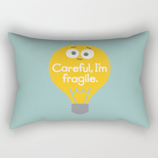 Light Sensitive Rectangular Pillow