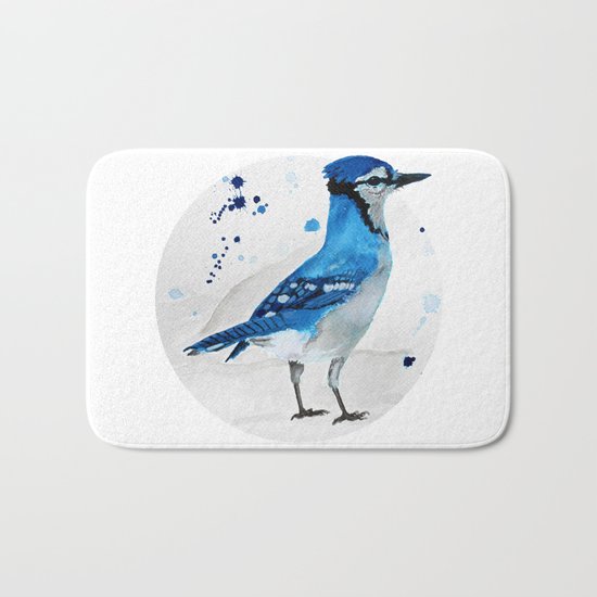 Blue Jay Bath Mat
