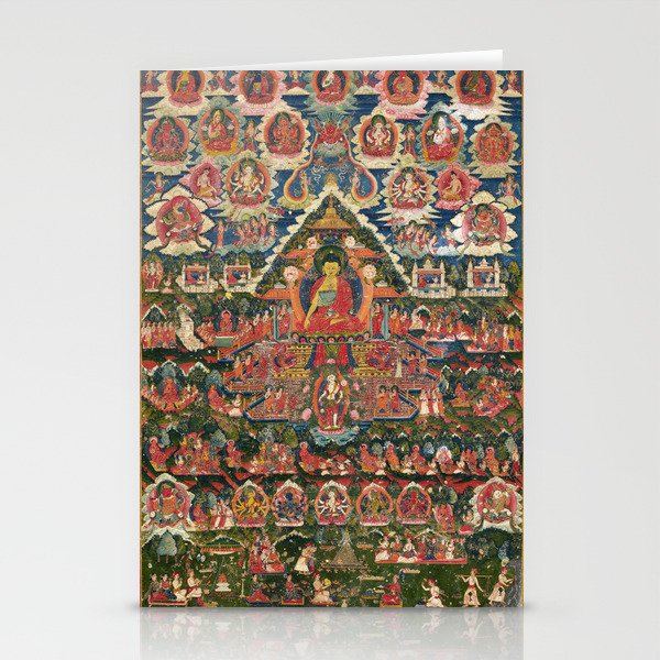 Shakyamuni Buddha, The Enlightened One Thangka Stationery Cards