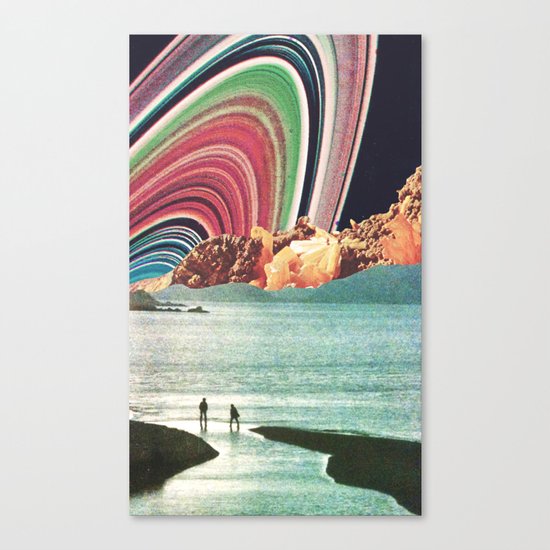 Saturn Strobe Canvas Print