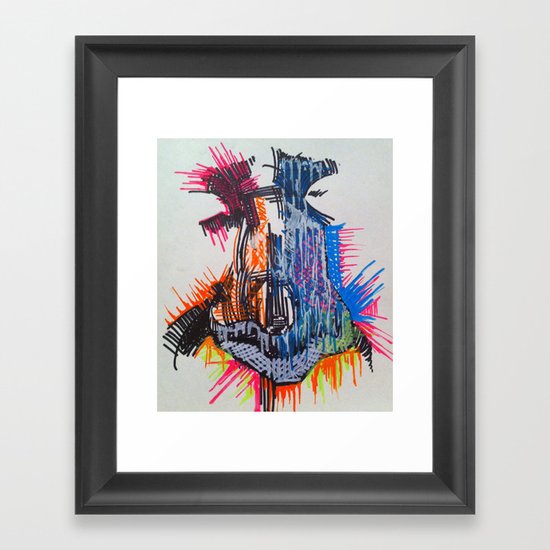 The Nose Knows Framed Art Print