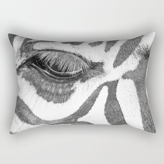 eyes Zebra Rectangular Pillow