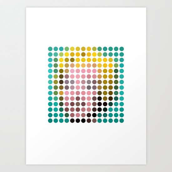 Marilyn Monroe Remixed Art Print