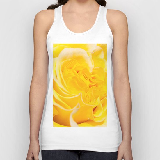 A Touch of Yellow #Rose #1 #art #society6 Unisex Tank Top