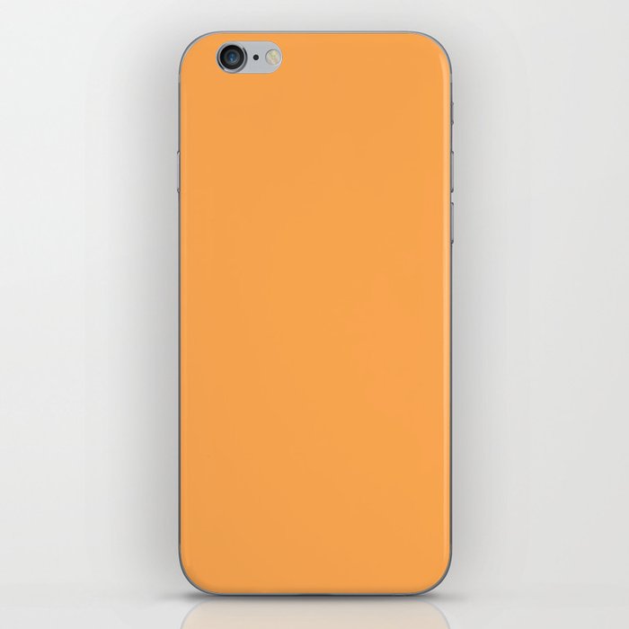 Monochrome orange 255-170-85 iPhone Skin