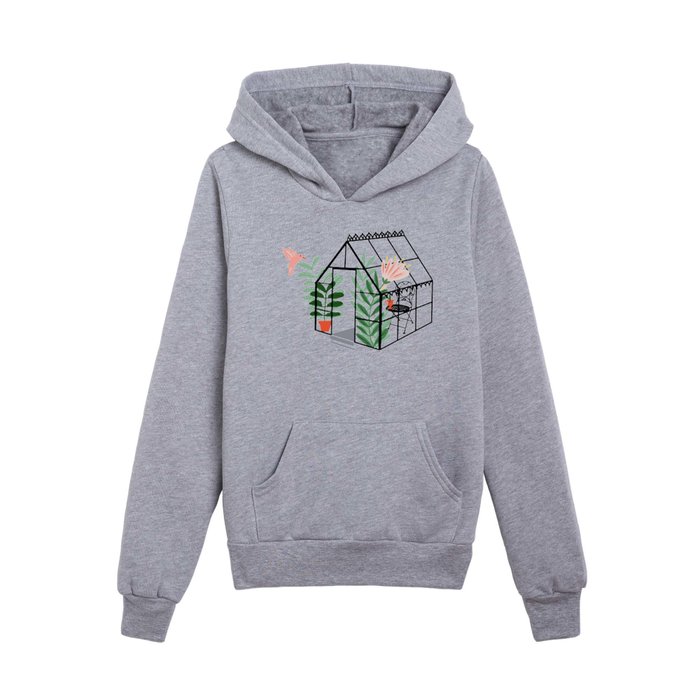 For garden enthusiasts and plant lovers: Victorian greenhouses Kids Pullover Hoodie