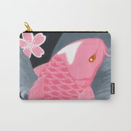 Love Koi Pastel Pink Carry-All Pouch