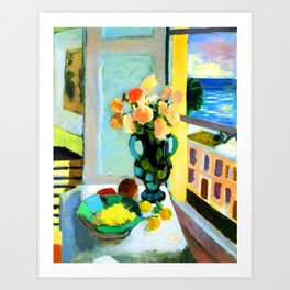 Henri Matisse Roses by the Window Art Print
