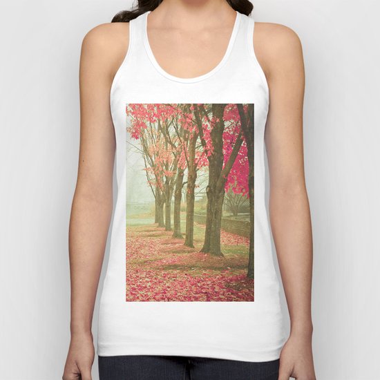 Scarlet Autumn Unisex Tank Top