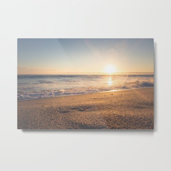 Sunspot in the Sand Metal Print