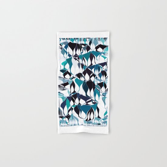 Abstract waves Hand & Bath Towel