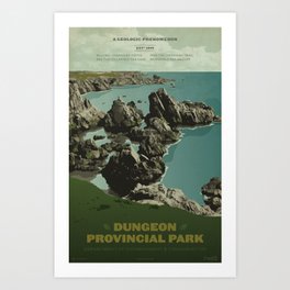 Dungeon Provincial Park Art Print