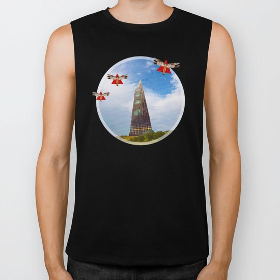 Surreal Living 33 · The Invasion · Crop Circle Biker Tank