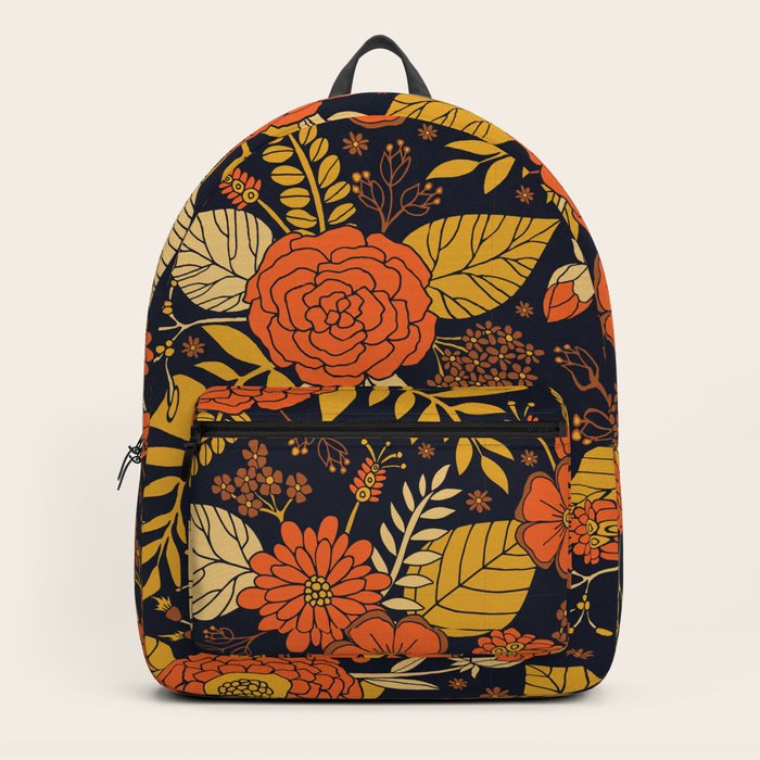 yellow flower backpack