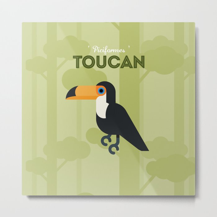 The Toucan Metal Print