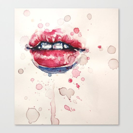 lips 2 Canvas Print