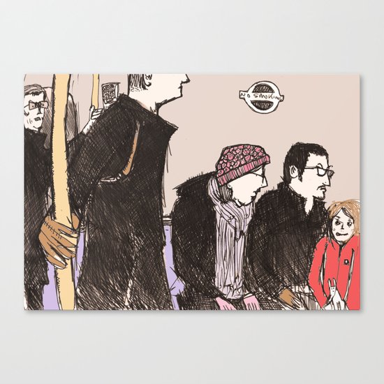 tube life Canvas Print