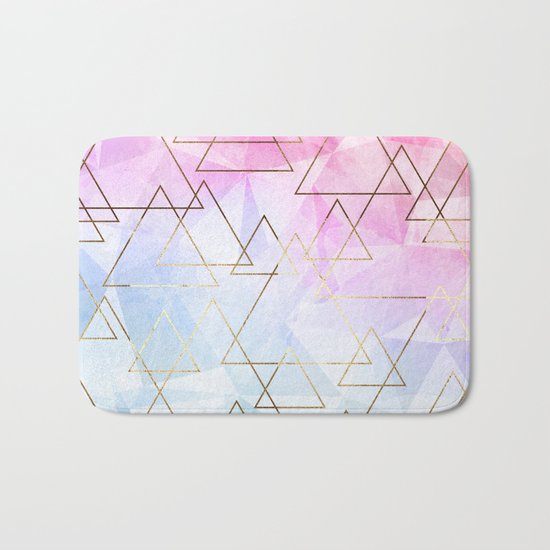 Collage geometric Bath Mat