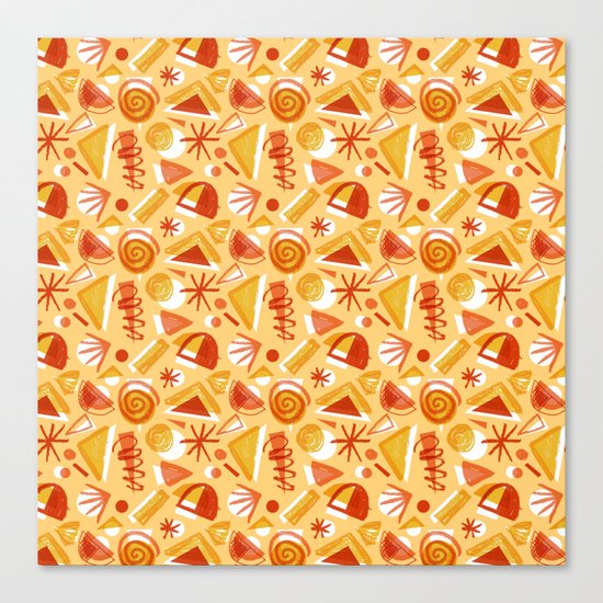 Party Pattern Canvas Print