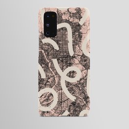 KYOTO - JAPAN. Pink City Map Android Case