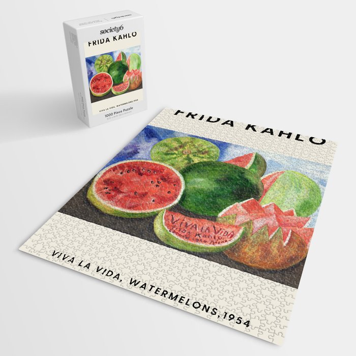 Frida kahlo puzzle viva sales la vida