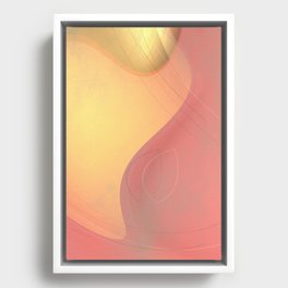 Abstract 2021007 Framed Canvas
