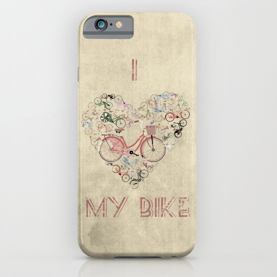 I Love My Bike iPhone & iPod Case
