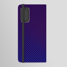 Purple and Pink Halftone Android Wallet Case