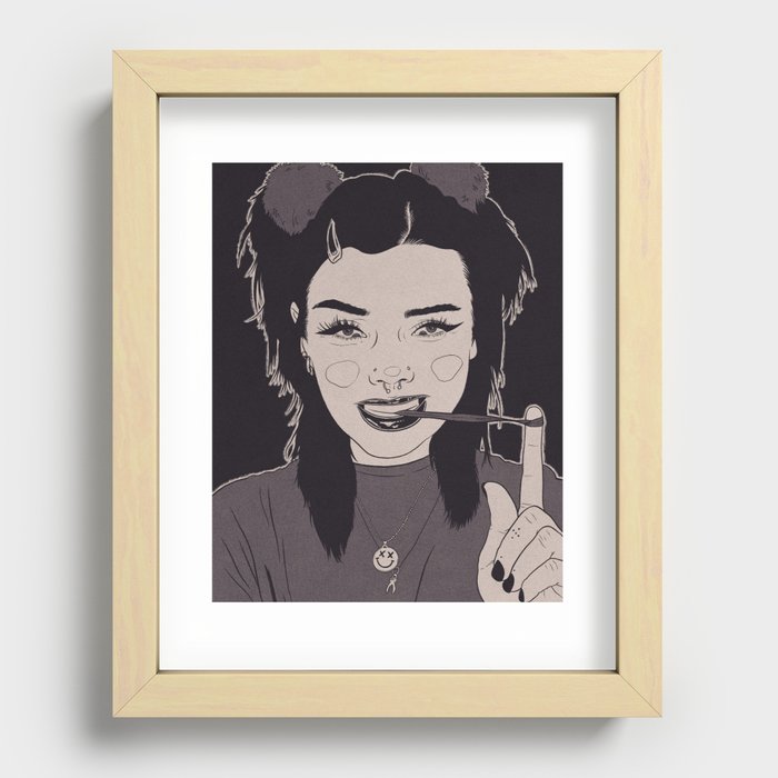 DOPE - Sticky Situation Recessed Framed Print