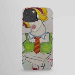 Emoji girl iPhone Case