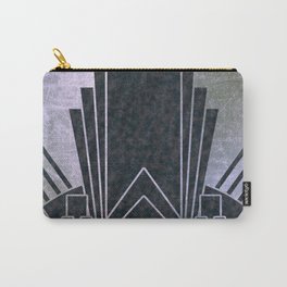 Art Deco glamour - charcoal and silver Carry-All Pouch