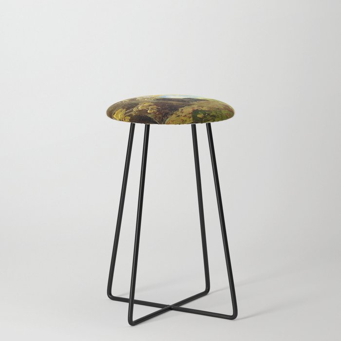 Sycamore in Autumn by Edgar Payne Counter Stool