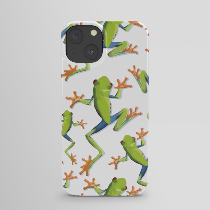 Greenery tree-frog iPhone Case