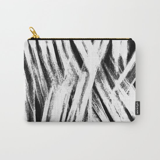 White brush Carry-All Pouch