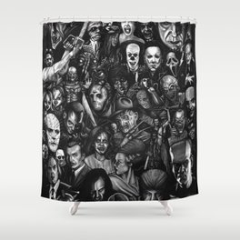 Classic Horror Movies Shower Curtain