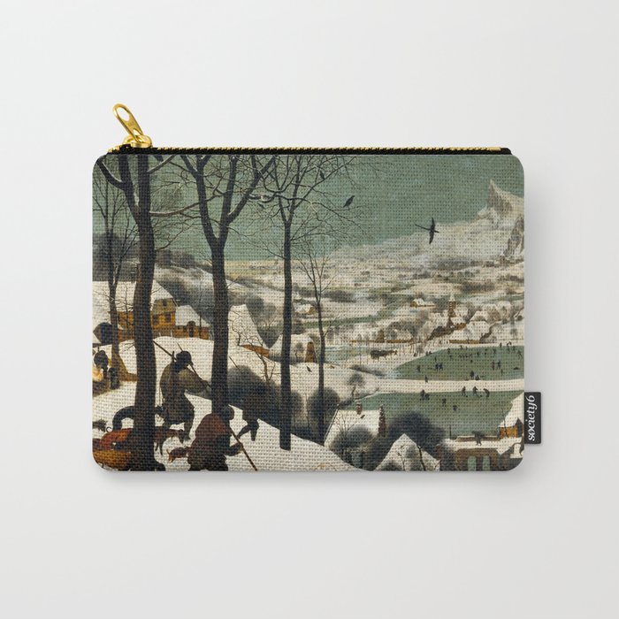 The Hunters in the Snow, Pieter Bruegel the Elder Carry-All Pouch